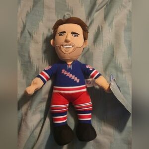 NHL HOCKEY PLUSH DOLL BLEACHER HENRIK LUNDQVIST GOALTENDER NY RANGERS NWT